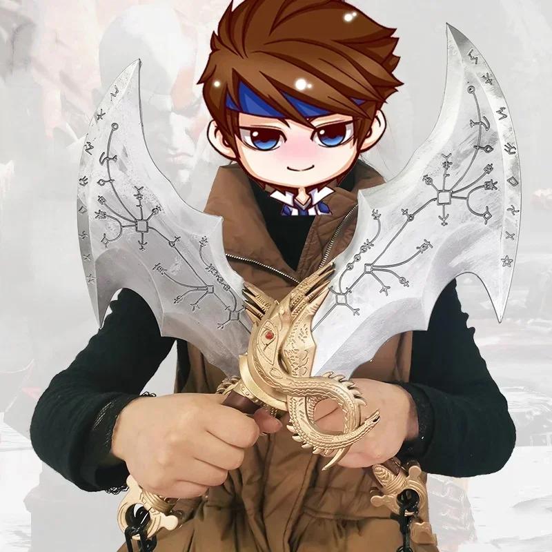 92см Топор Кратоса Катана Бог Войны 4 Косплей Реквизит Клинок Афины Левиафан Меч Хаоса Реальный Размер Японская Катана Самурайская Сабля Игрушка