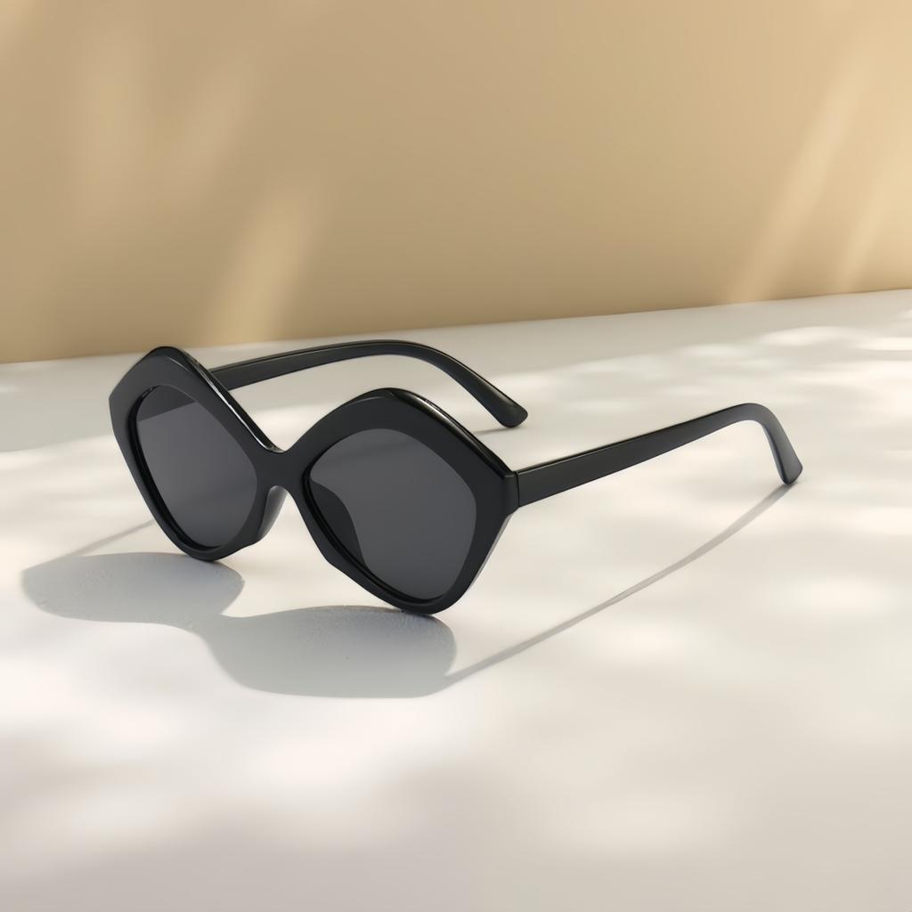 2pcs European and American style unisex round frame Y2K fashionable sunglasses, trendy and versatile, summer sun shading, sun pr