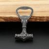 Nordic Vikings Black Thor Hammer Mjolnir открывалка для бутылок из нержавеющей стали 316L готический винтажный скандинавский штопор ювелирный инструмент