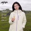 Женская куртка Softshell MJ STYLE с цветовыми блоками для активного отдыха и туризма
