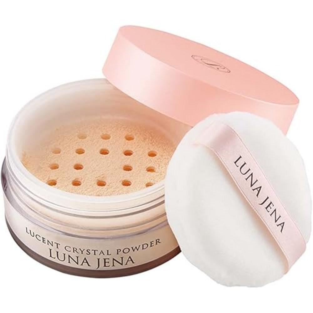 LunaGena Lucent Crystal Powder TB Pore Finishing Kusumi Cover Puff с 30 г формулой Made in Japan, один размер, один цвет, 1 шт.