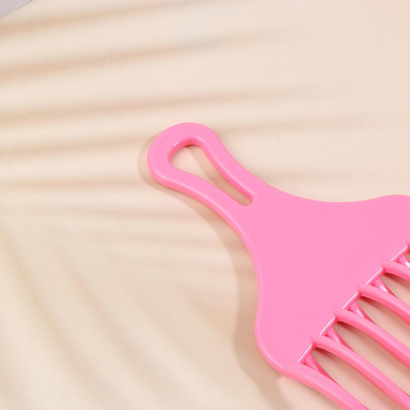 1 шт. вставная расческа для волос в стиле афро, широкая расческа, вилка для волос, щетка для мужчин, масляная головка для волос, пластиковая зубчатая расческа, вьющиеся афро-парикмахерские инструменты