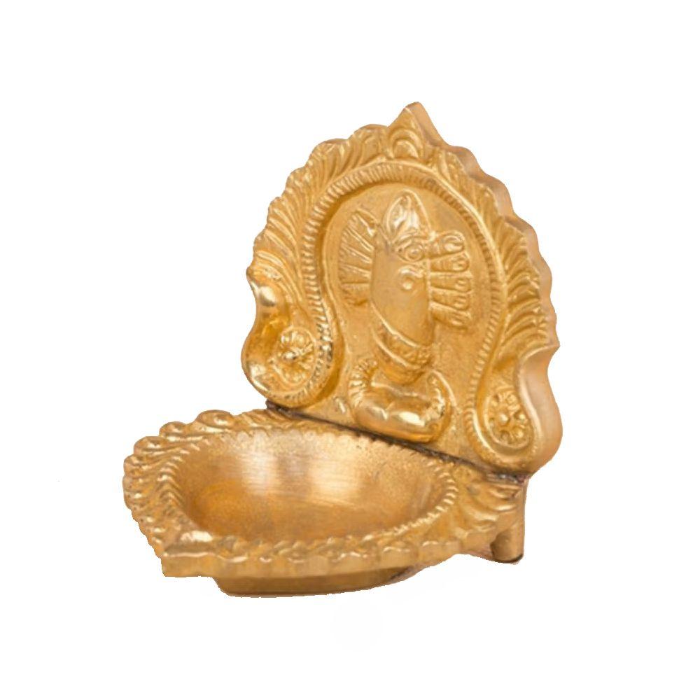Brass Lamp Linga Bhairavi, Linga Bhairavi Brass, Isha Life