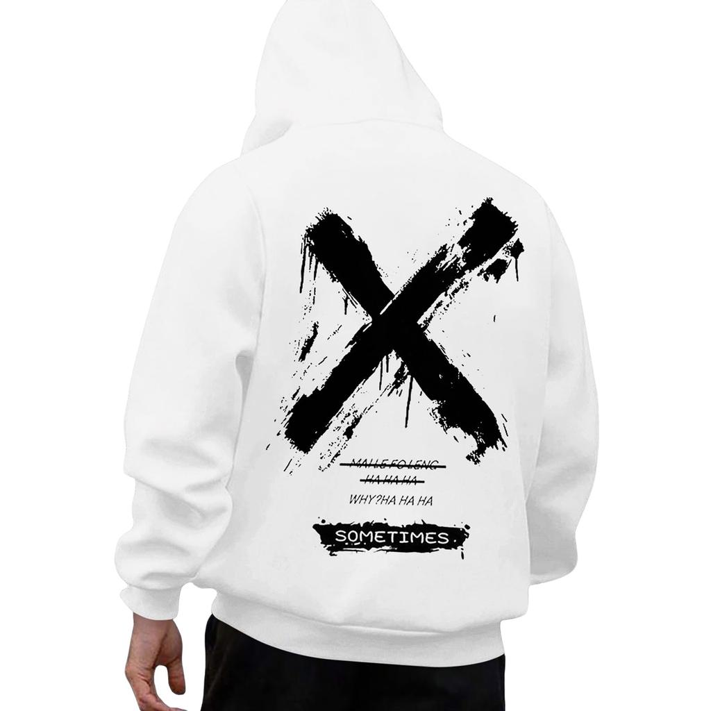 Men's Backprint Hoodie Fashion Hooded Sweatshirt Winter Top Boys Hoodies Fashion