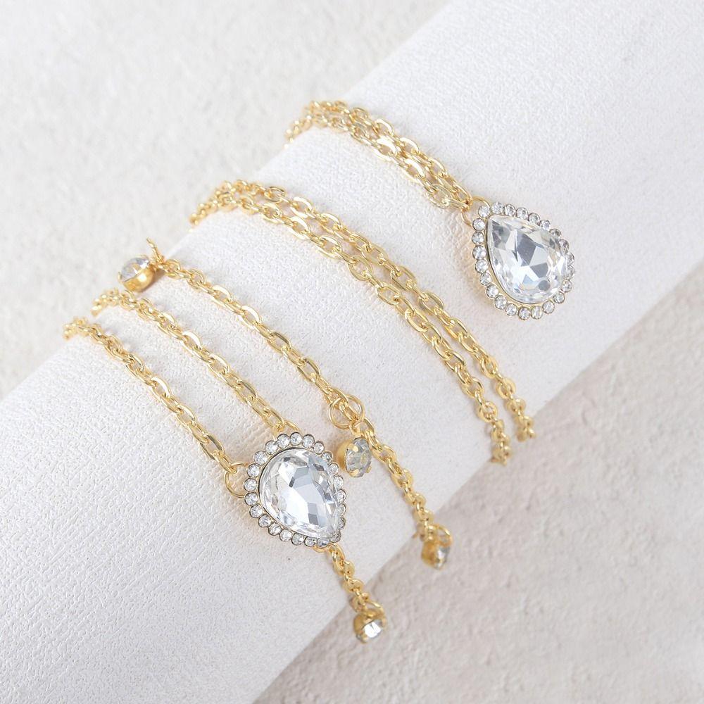 Hanging Neck Style Drop Crystal Body Chain Dress Charm Rhinestone Chest Chain Female Lady Girl