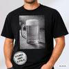 Dithered Pixel Art Beer Mug Shirt, Gift For Dad, Comfort Colors 1717 Tee, 1BitWear Graphic Shirt