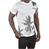 Летняя футболка DeepSEA с рисунком пальмы и цифровым принтом 2403220