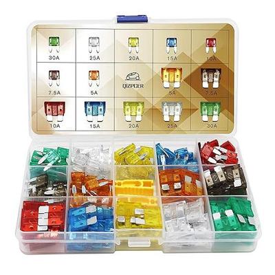 Набор автомобильных предохранителей 140 штук (5A 7.5A 10A 15A 20A 25A 30AMP/ATC/ATO)