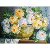 Cross Stitch Kit DIY Diamond Embroidery Chinese Rose Full Round Diamond Painting Mosaic Home Decor