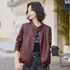 Women's 2024 Autumn PU Leather Motorcycle Jacket - Short, Fashionable, Casual & Versatile.