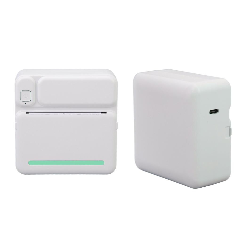 Принтер для наклеек Термопринтер Портативный Бесчернильный Принтер для телефона с приложением для детей Учебные заметки Фотографии Чеки