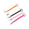 Keychain Lanyard Stretchy Key Ring Anti-lost Lobster Clasp Keyring Stretch Spring Coil Key Hooks