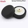 Для Полировки Автомобиля Губчатые Насадки Запасные Аксессуары Черный Полировальный Круг Губка Пена Стандартная Полировочная 1 шт. Для Автомобиля