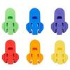 6pcs Multi Colored Beverage Can Opener and Protective Lid Suitable for Parties Barbecu and Beach