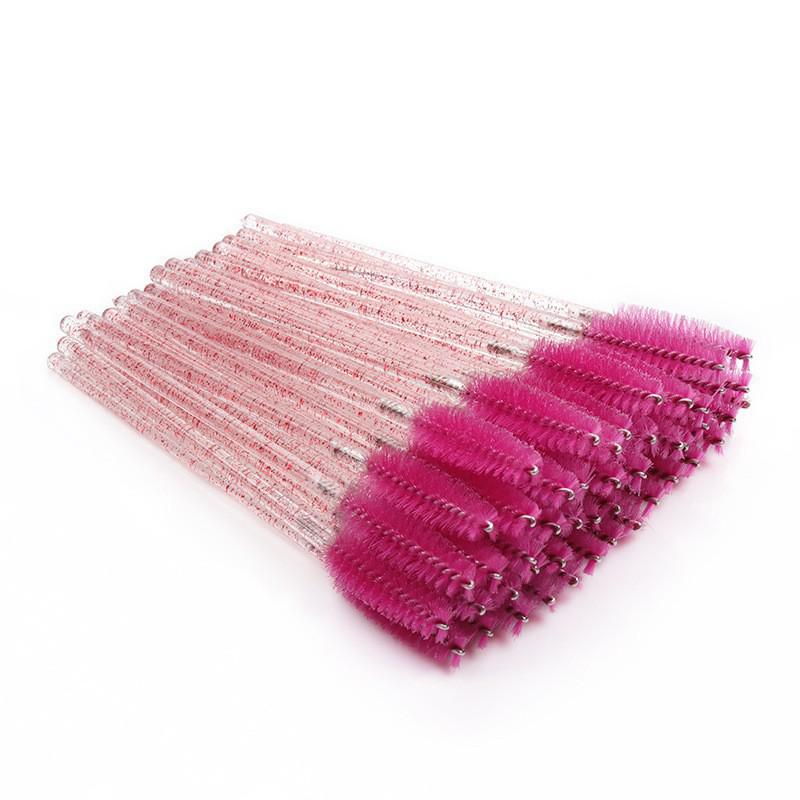 Disposable Crystal Rod Eyelash Extensions Brush - Spiral Curl Comb