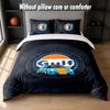 Gulf Design Bed Bedding Set 1 Duvet Cover + 2 Pillowcases Soft Breathable Household Bed Linens