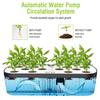 6 Holes Hydroponic Planting Machine Intelligent Growing System Vegetables Planters Indoor Garden Kit with LED Growth Lights