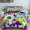 3D Football Duvet Cover Double Queen Full Bedding Set 23pcs Quilt Cover With Zipper Closure King Size Polyester Comforter Cover