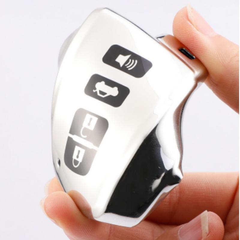 Чехол для дистанционного ключа из ТПУ для Toyota Avalon Camry Corolla RAV4 Highlander Auris CHR Land Cruiser, автоаксессуары