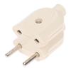 1 шт., европейский 2-контактный адаптер переменного тока, штепсельная вилка, розетка, адаптер