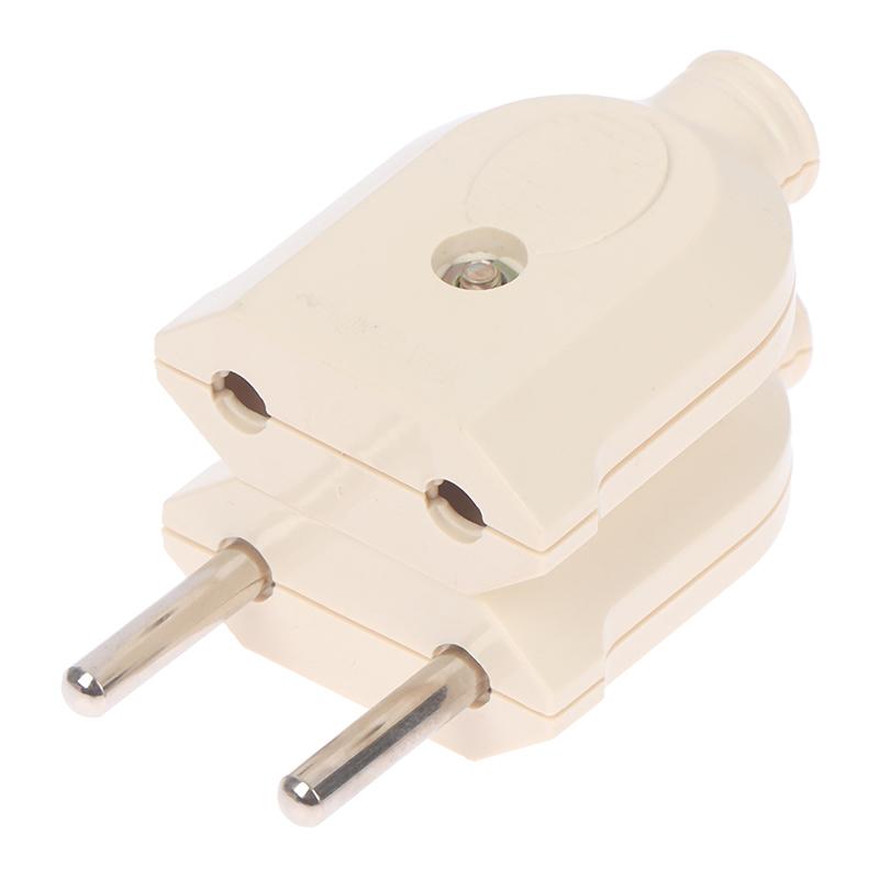 1 шт., европейский 2-контактный адаптер переменного тока, штепсельная вилка, розетка, адаптер