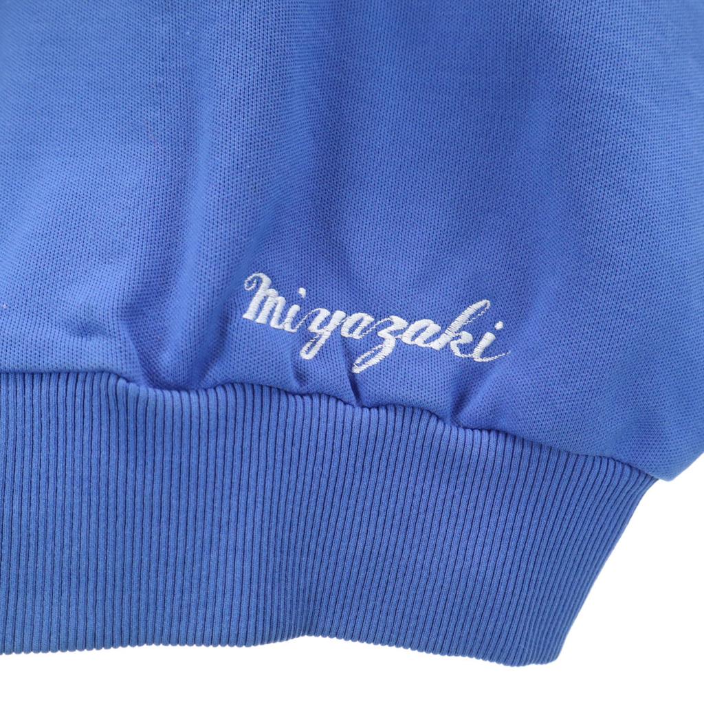 Adidas 70s Vintage West German Tag Made by Descente Track Jacket 4 Blue Men's Used