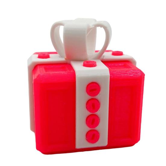 3D Printed Annoying Gift Box with Screws Colorful Square Puzzle Present Box Prank Case Home Office Bookshelf Desktop Decoration Ornament