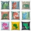 Adorable Dinosaur Pillowcase Soft Cotton Fun Cartoon Design for Kids Room Decor, Comfortable and Stylish Ideal Gift for Children
