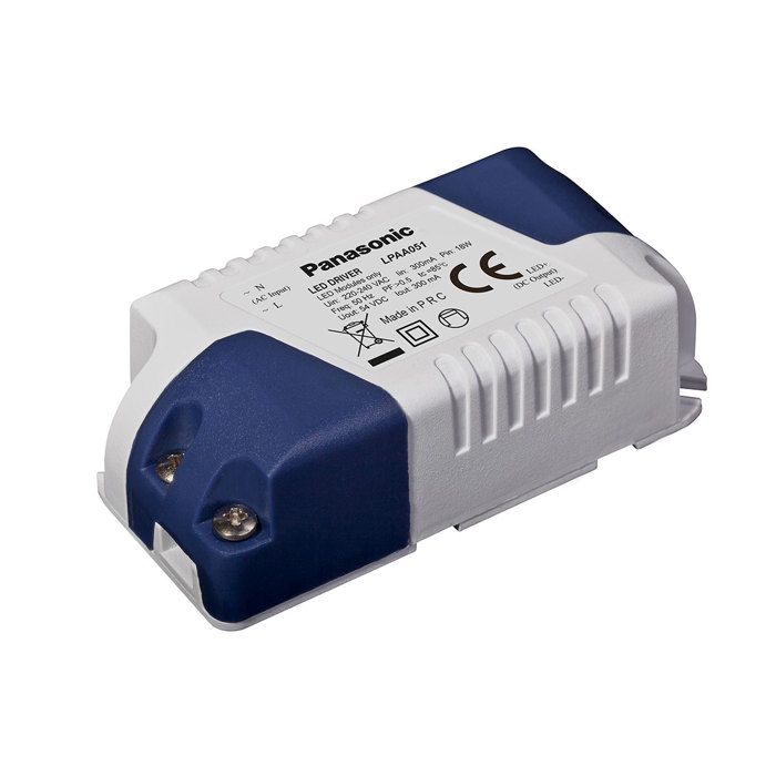 Panasonic Slim Square LED Panel 18W 6500K Dim 225x225mm