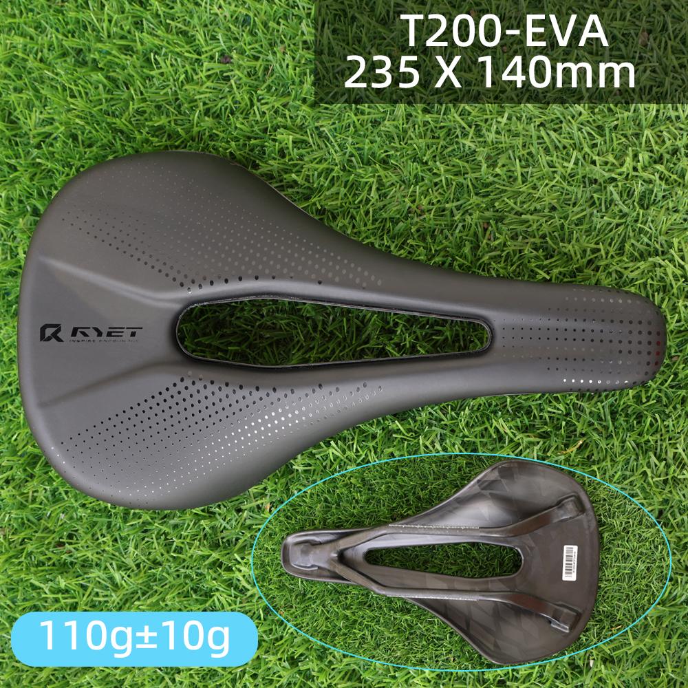 RYET 3D-печатное карбоновое велосипедное седло 140 мм 143 мм, суперлегкое шоссейное MTB гоночное седло 3D/EVA, подушка для велосипеда, велосипедная часть сиденья