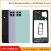 Оригинал для Samsung Galaxy A22 4G 5G A225 A226 задняя крышка батарейного отсека задняя часть корпуса запасные части полный корпус средний