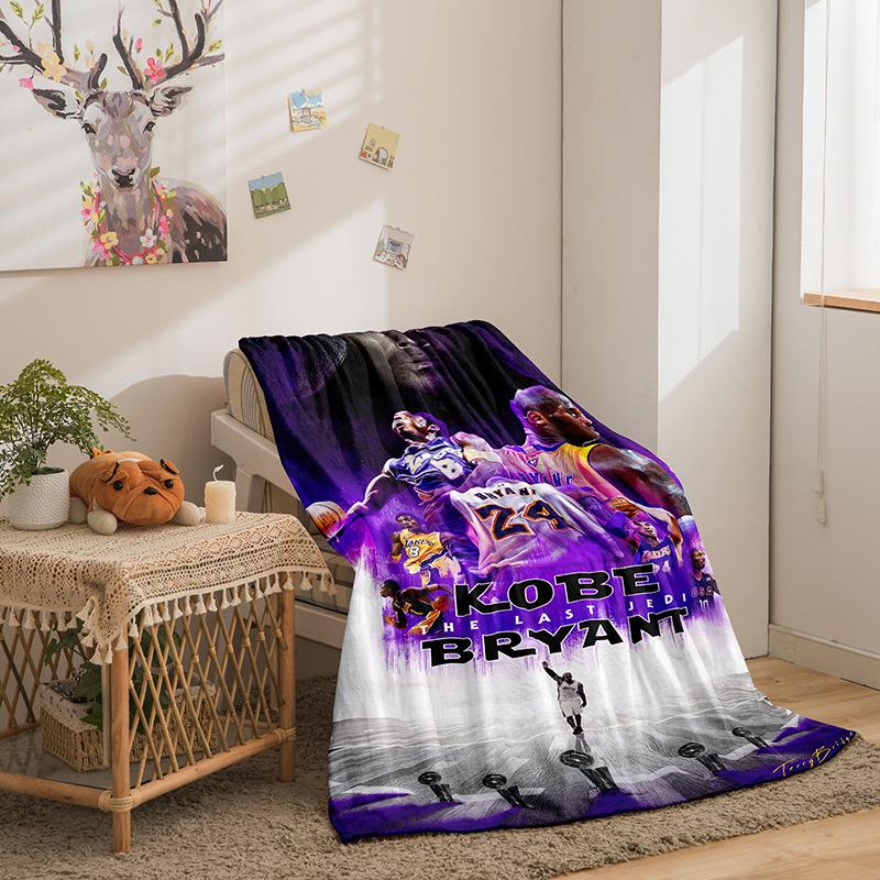 Basketball Star Series Double-Sided Flannel 3D Digital Printing Blanket Blanket