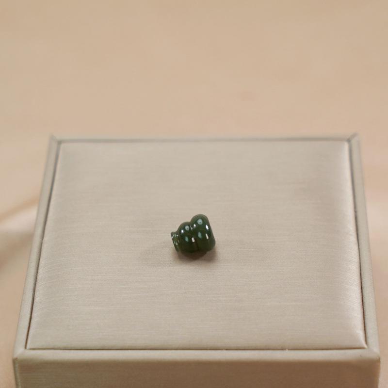 Натуральные нефритовые бусины Хэтянь в китайском стиле - Настоящий высококачественный жадеит для самостоятельного нанизывания