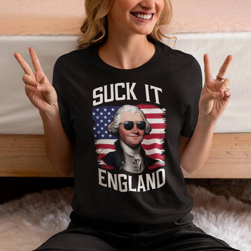Suck It England Shirt, Funny 4th of July Tee, George Washington Shirt, Funny Fou