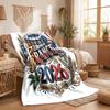 France national football team Print Flannel Blanket Soft Warm Sofa Bed Throw Blanket For Home Office Bedroom