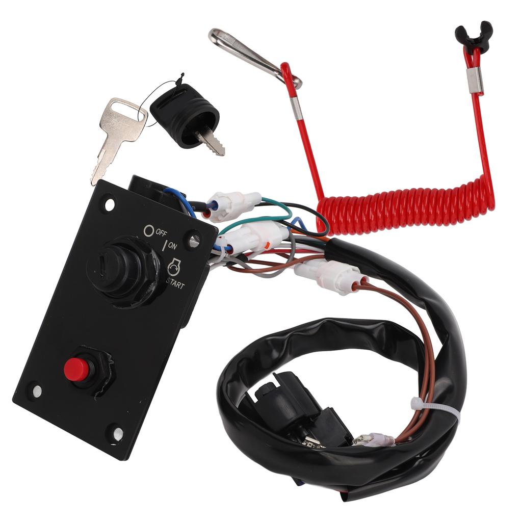 Панель выключателя зажигания подвесного морского двигателя с одним ключом, вертикальная 37100-96j24, замена для Suzuki