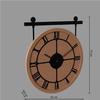 Horloge avec poulie design 60 cm