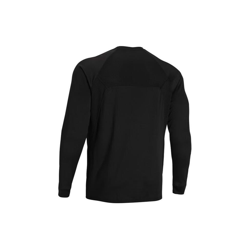 Under Armour Футболка с длинным рукавом и принтом в виде буквы и логотипа для баскетбола, мужская, черная, 1383398-001