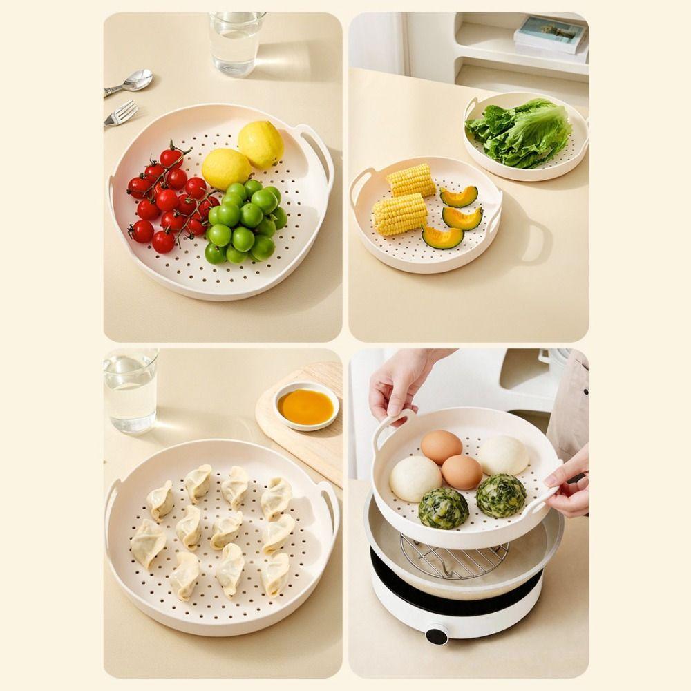 Heat Resistant Reusable Steamer Mat Non-Stick Dumpling Steamer Liners Cooking Food