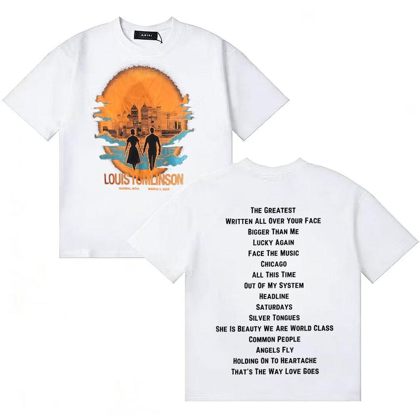 Louis Tomlinson Trendy Album 2026 T Shirt Unisexs Women Summer Short Sleeve Casual Tshirts High Quality Oversized Tshirt Fans Gift