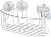 InterDesign Shower Rack for Suction 20710EJ Bath, Bathroom, Rust-Resistant Aluminum, Cup, Metro, Silver,