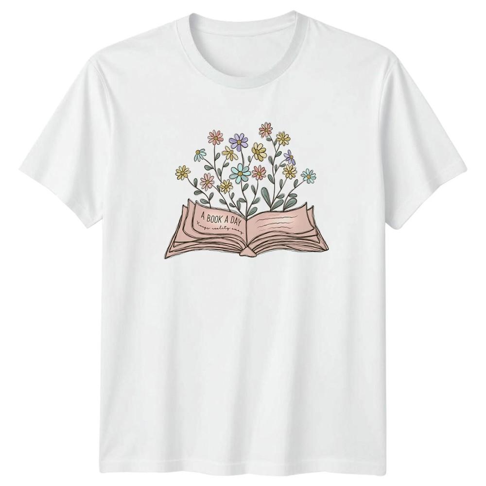 A Book A Day Keeps Unisexs TShirt Bibliophile Books Birthday Gift For Her