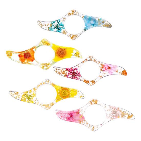 1 шт/2 шт держатель для страниц книги сухоцвет смоляное кольцо для большого пальца держатель для страниц закладка-цветок аксессуары для чтения для любителей книг