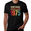 47 Years Old Gifts Vintage 1975 47th Birthday Gift T-Shirt Cotton T Shirts High Quality T Shirts for Man Cotton Funny T-Shirt