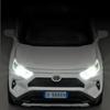 1/32 Toyota RAV4 SUV 2023 Литая металлическая модель автомобиля Звук и свет Оттяжка Детская игрушка Коллекционные предметы Подарок на день рождения