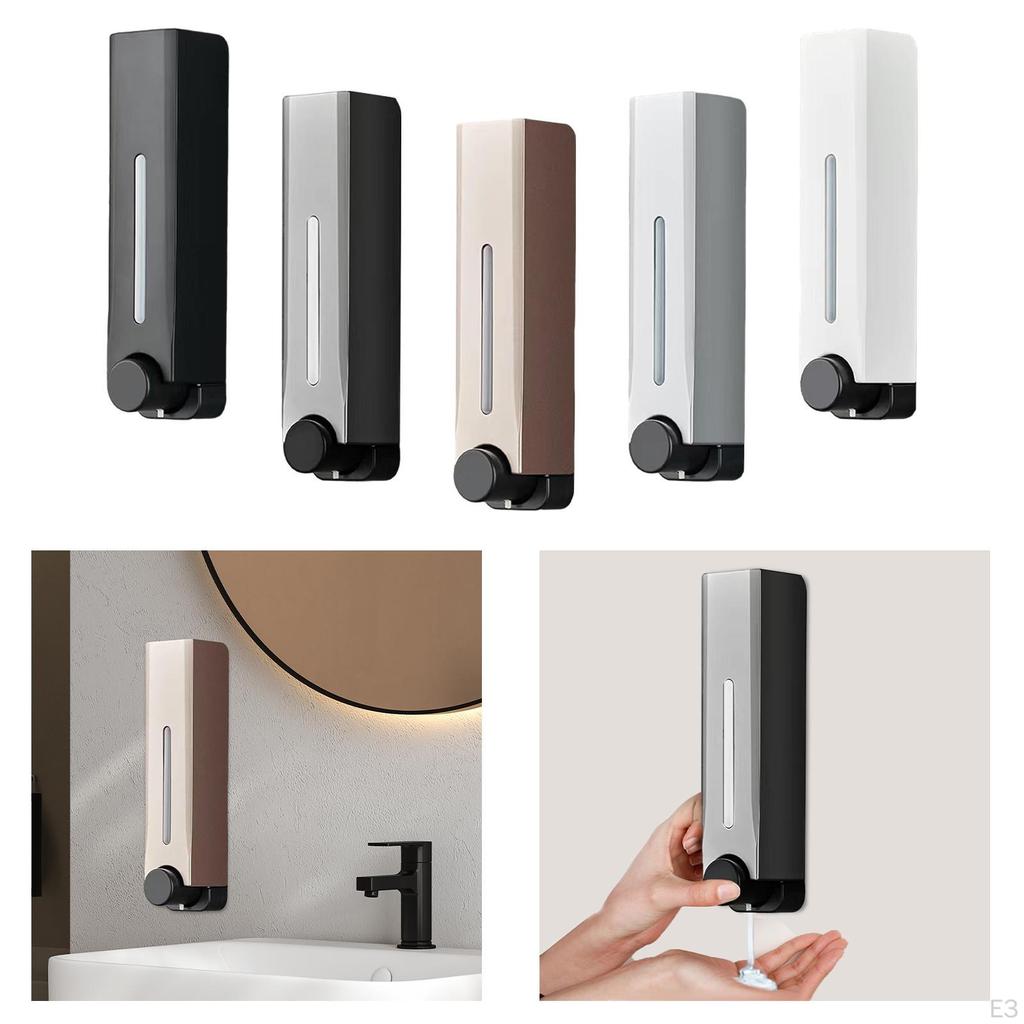 500ml Manual Shampo Soap Dispenser Shower Gel for Kitchen Durable