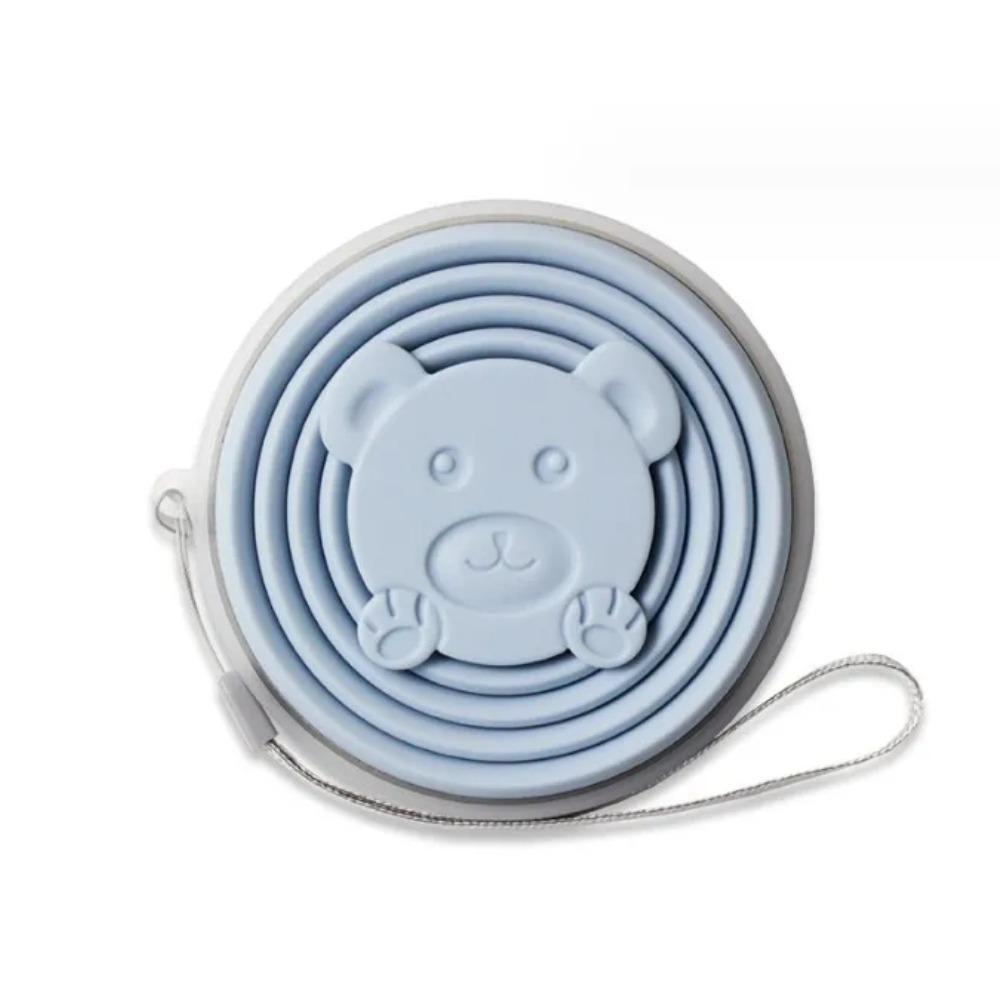 180/320 мл Силиконовые складные дорожные стаканы Многоразовый и портативный стакан для питья с крышками для походов на открытом воздухе