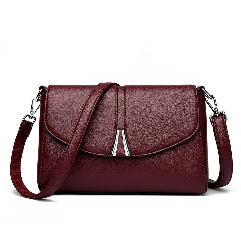 Women's Bag New Fashion Mother Messenger Bag Simple Portable Shoulder Small Square Bag