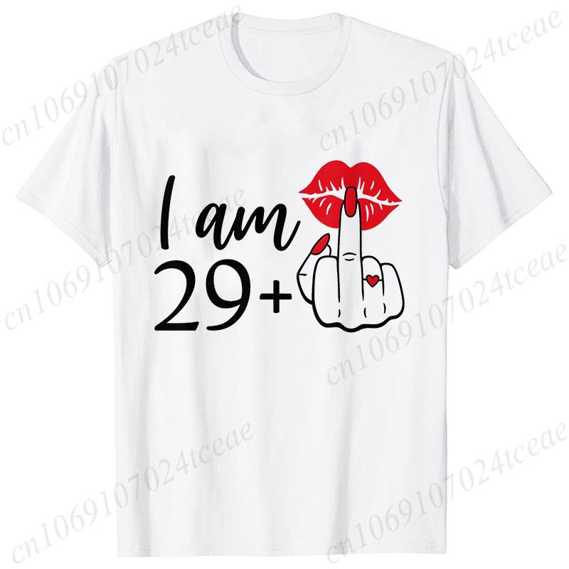Unisexs New Fashion Streetwear I Am 39 Middle Finger Tshirts 39th Birthday Unisex Clothing Fashion Birthday Y2k Clothes Top