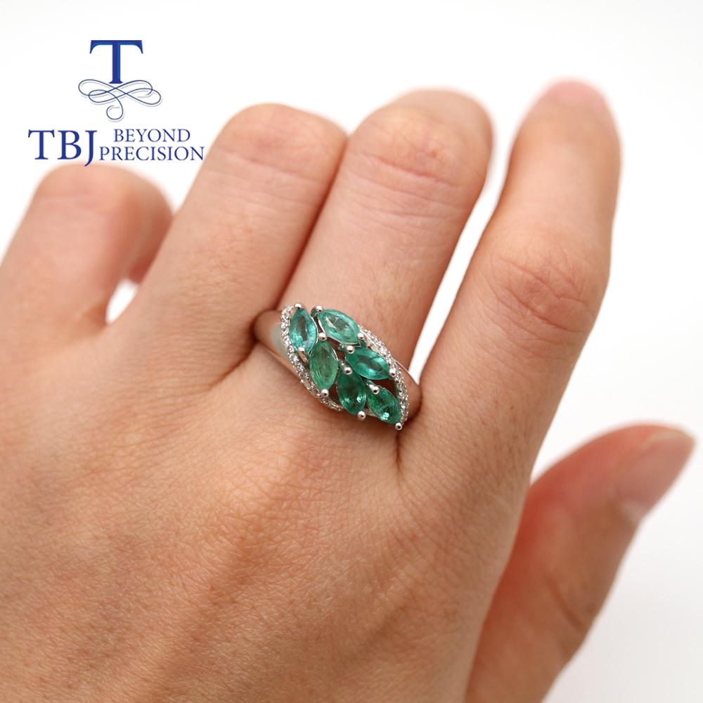 Новые серьги-кольца с натуральным изумрудом, комплект ювелирных изделий, легкие роскошные модные женские изысканные ювелирные изделия из стерлингового серебра 925 пробы